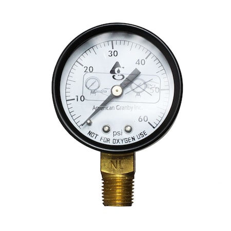 Thrifco Plumbing 60# Water Test Gauge 4402332